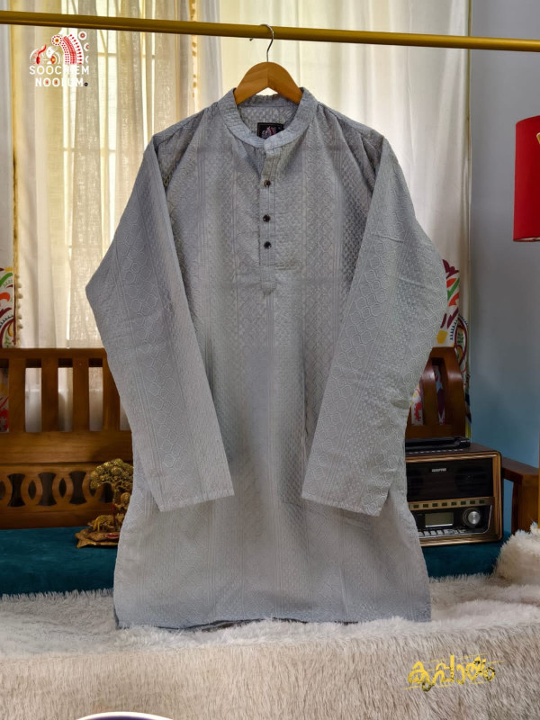 GREY Premium Designer Kurta [KURTA00055]