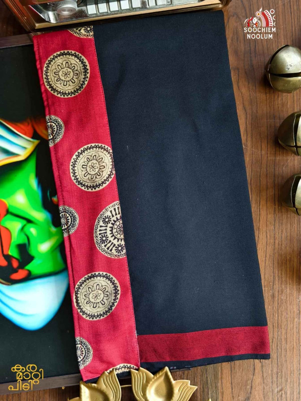 Black Limited Edition Premium Cotton Dhoti[DHOTI000473]