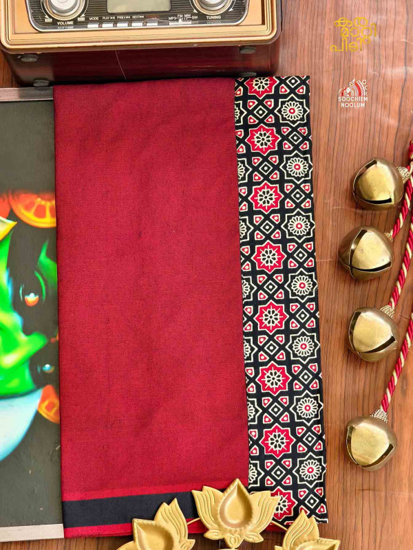 Marood Red Limited Edition Cotton Dhoti