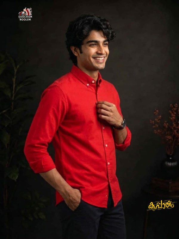 SOLID COLOUR SHIRT - RUBY