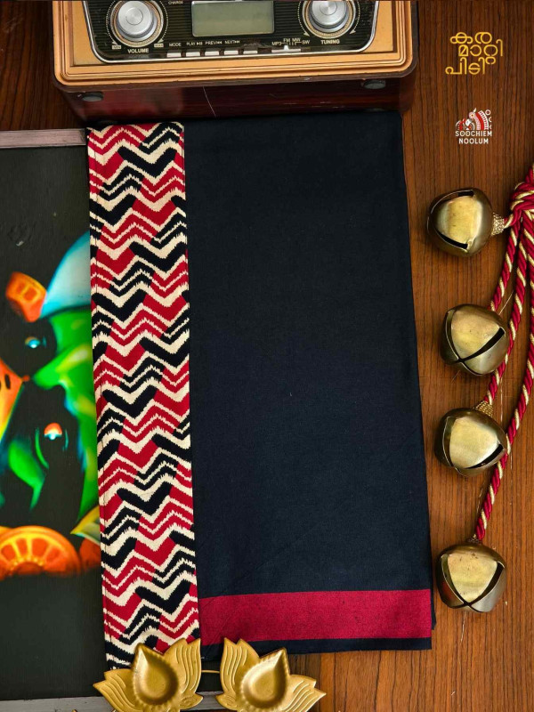 Black Limited Edition Premium Cotton Dhoti[DHOTI000399]