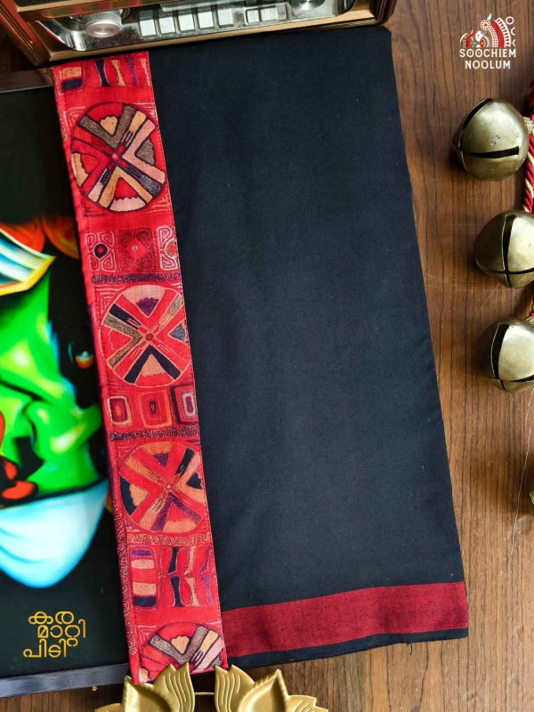 Black Limited Edition Premium Cotton Dhoti[DHOTI000465]