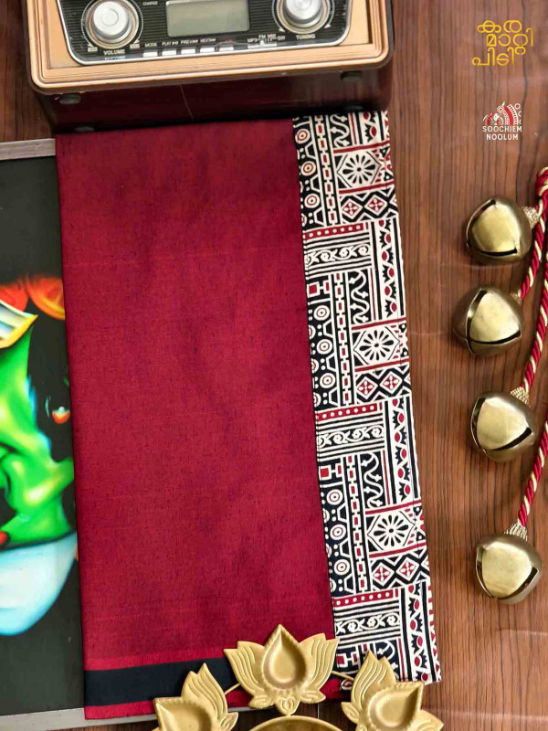 Marood Red Limited Edition Cotton Dhoti