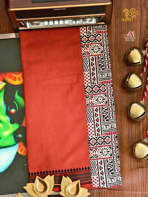 Kavy Orange Limited Edition Cotton Dhoti