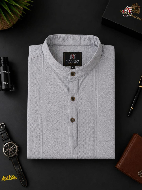 GREY PREMIUM DESIGNER KURTA