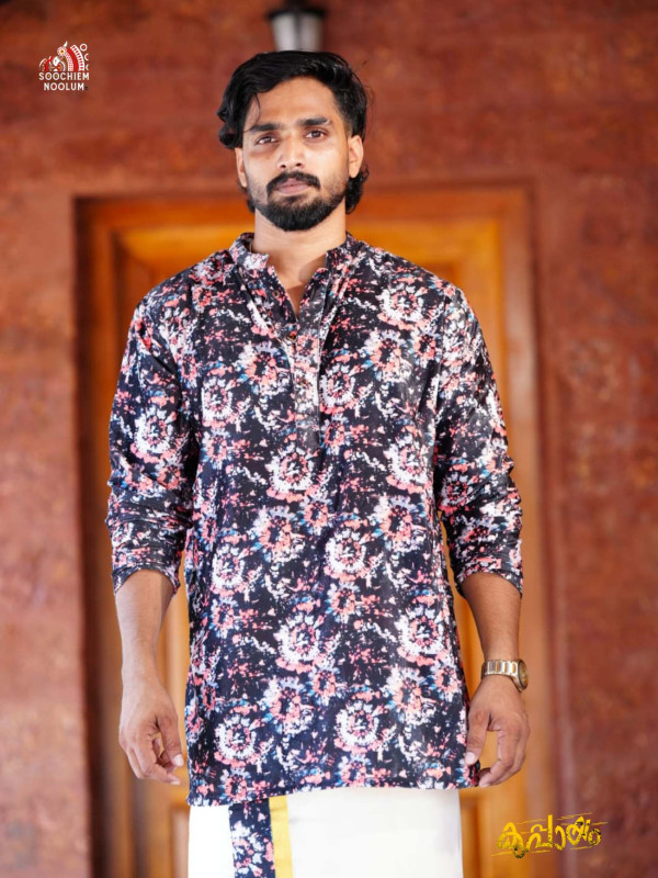 Black Premium Designer Velvet Kurta[KURTA0008]
