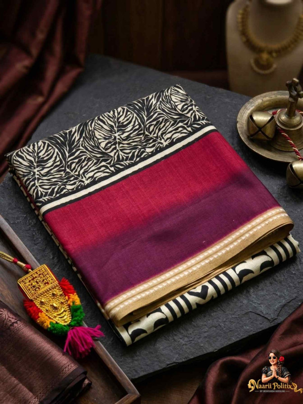Tusser Silk Saree [SAREE0000128]