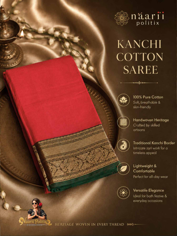 Premium Kanchi Cotton Saree [SAREE0000293]