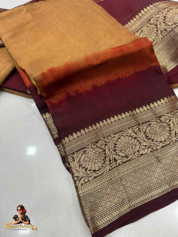 Semi Kanchivaram Bandhani Saree [SAREE0000224]