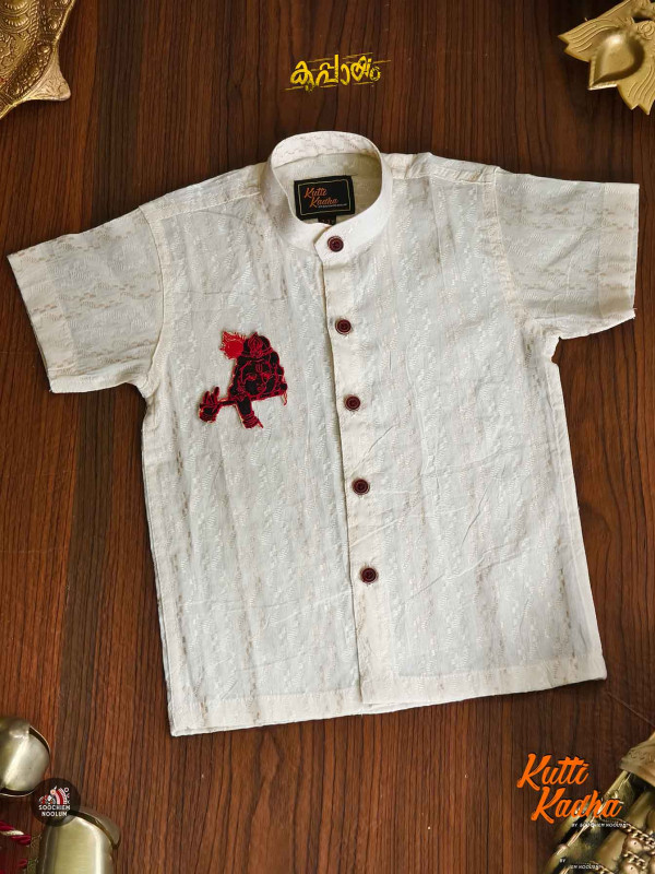 Kids Sree krishna Embroidery shirt