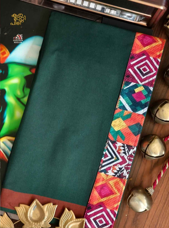 Bottle Green Limited Edition Cotton Dhoti[DHOTI000393]