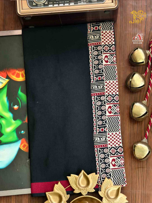 Black Limited Edition Premium Cotton Dhoti