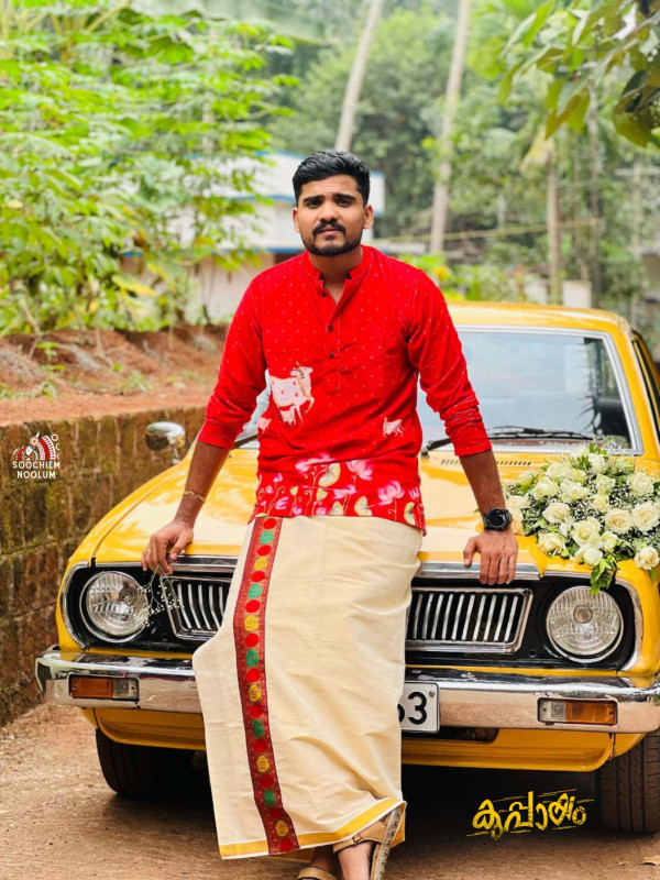Red Premium Designer Velvet Kurta[KURTA0007]