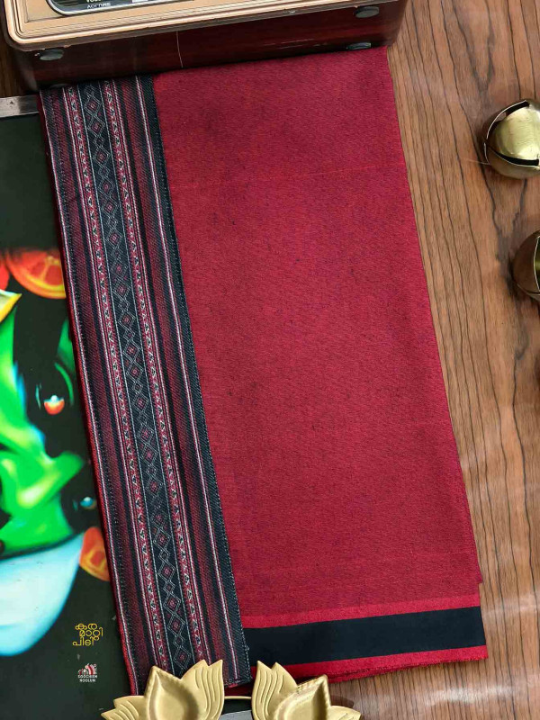 Marood Red Limited Edition Cotton Dhoti