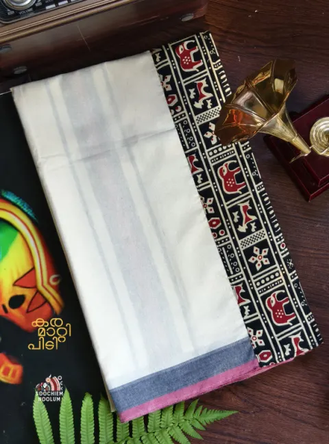 OFF WHITE LIMITED EDITION PREMIUM COTTON DHOTI  [CLEARANCE SALE]